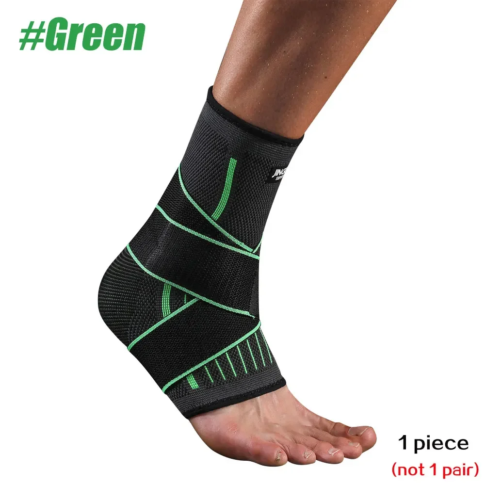 1 Pcs Ankle Brace Compression Sleeve, Adjustable Ankle Support Strap for Sprained, Plantar Fasciitis, Injury Recovery, Running - Image 8