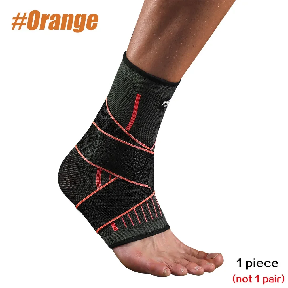 1 Pcs Ankle Brace Compression Sleeve, Adjustable Ankle Support Strap for Sprained, Plantar Fasciitis, Injury Recovery, Running - Image 7