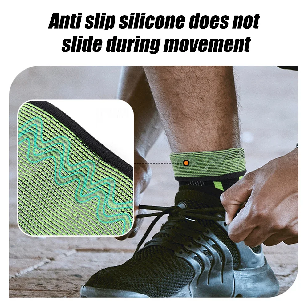 Achilles Tendon Support Brace, Plantar Fasciitis Sock,Ankle Compression Sleeve For Running,Tendonitis and Flat Feet Relief - Image 4