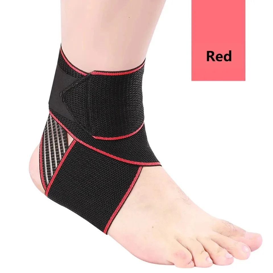Professional Elastic Ankle Support Brace Sports Strain Wraps Bandages Weave Ankle Protector for Fitness Running Basketball - Image 7