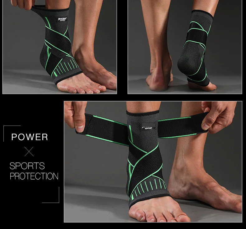 Adjustable Elastic Ankle Brace Compression Sleeve Foot Support Stabilizer for Plantar Fasciitis Achilles Tendonitis Sports Sock - Image 16