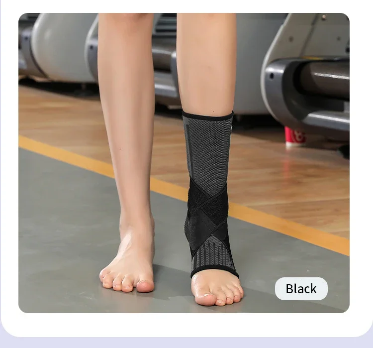 Adjustable Elastic Ankle Brace Compression Sleeve Foot Support Stabilizer for Plantar Fasciitis Achilles Tendonitis Sports Sock - Image 7