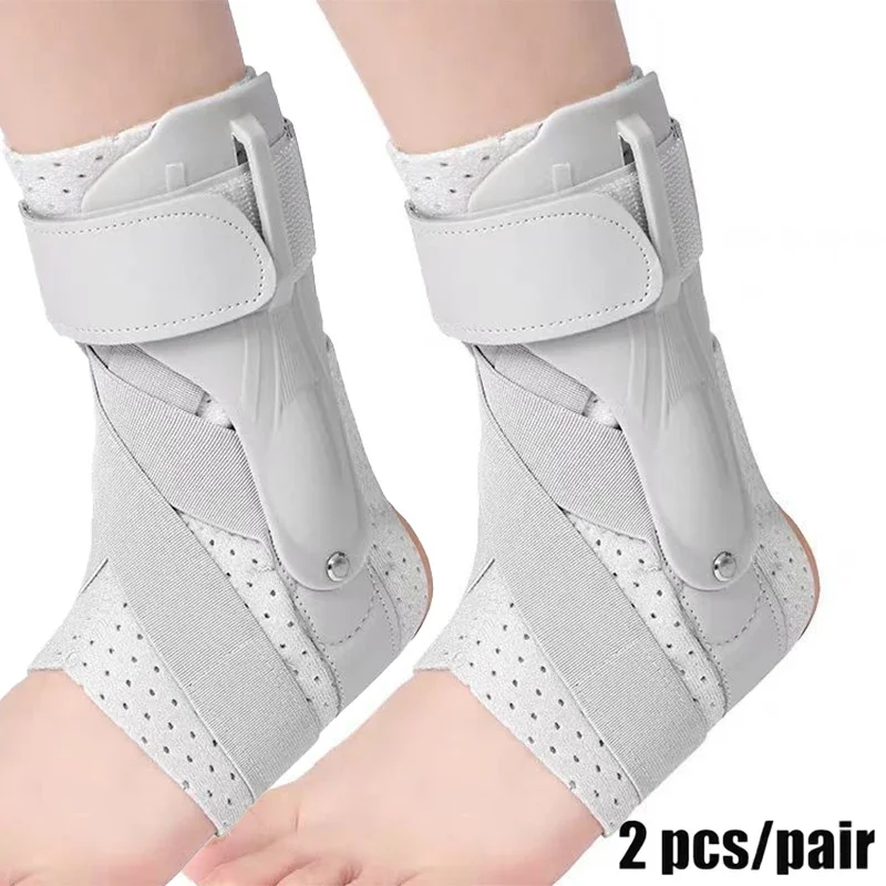 1/2PCS Ankle Brace for Sprained Ankle Support with Side Stabilizers for Men Women Ankle Splint Stabilizer Recovery Tendonitis - Image 9