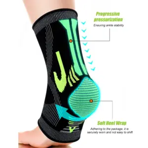 Achilles Tendon Support Brace, Plantar Fasciitis Sock,Ankle Compression Sleeve For Running,Tendonitis and Flat Feet Relief