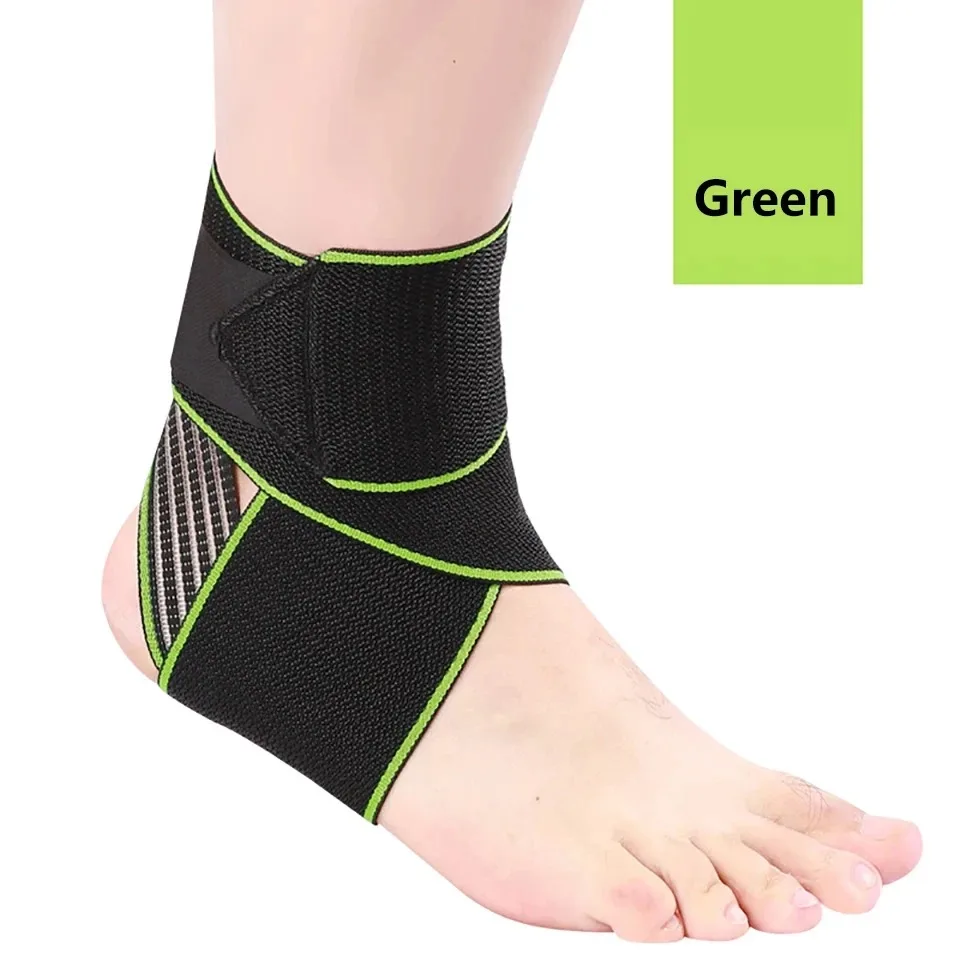 Professional Elastic Ankle Support Brace Sports Strain Wraps Bandages Weave Ankle Protector for Fitness Running Basketball - Image 9