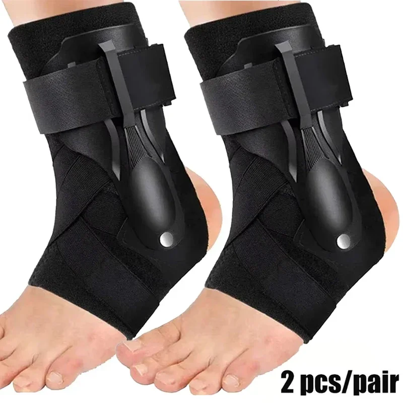 1/2PCS Ankle Brace for Sprained Ankle Support with Side Stabilizers for Men Women Ankle Splint Stabilizer Recovery Tendonitis - Image 7